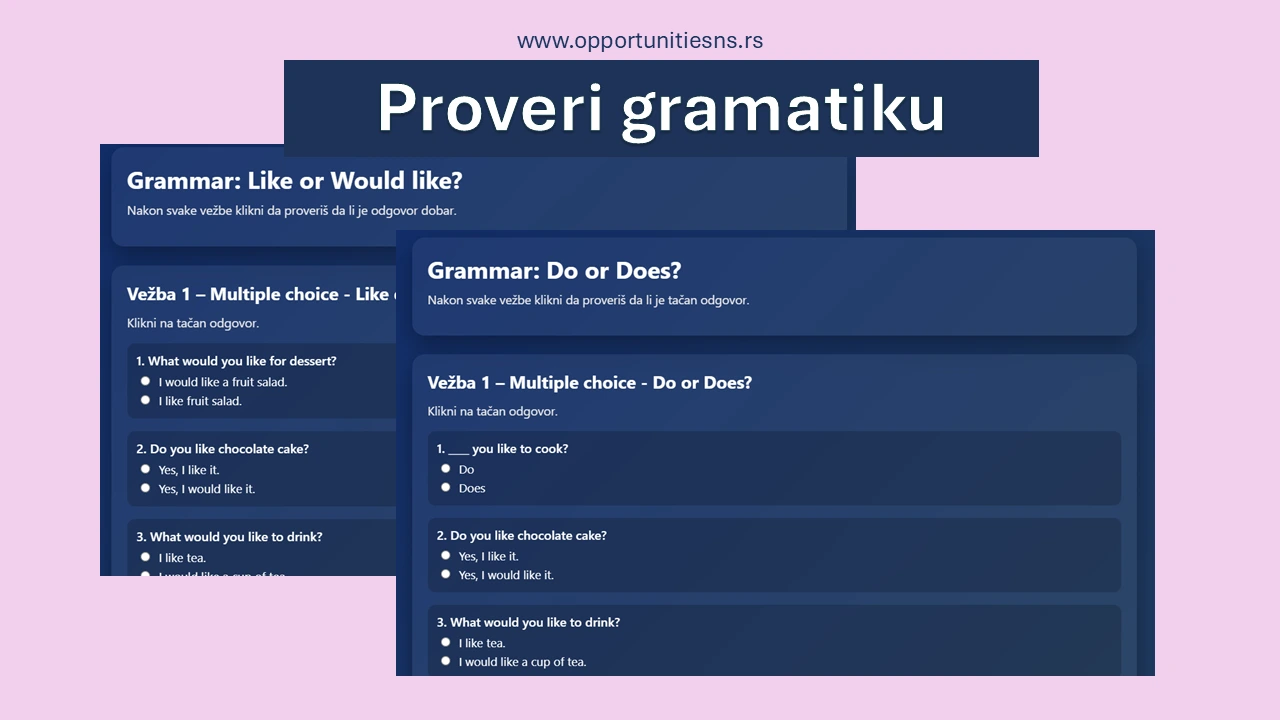 Testovi iz gramatike engleskog jezika
